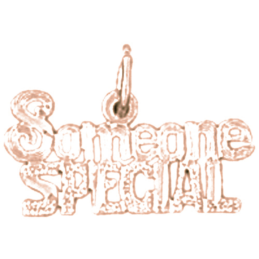 14K or 18K Gold Someone Special Pendant