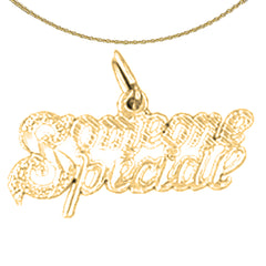 14K or 18K Gold Someone Special Pendant