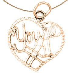 14K or 18K Gold You're #1 Pendant