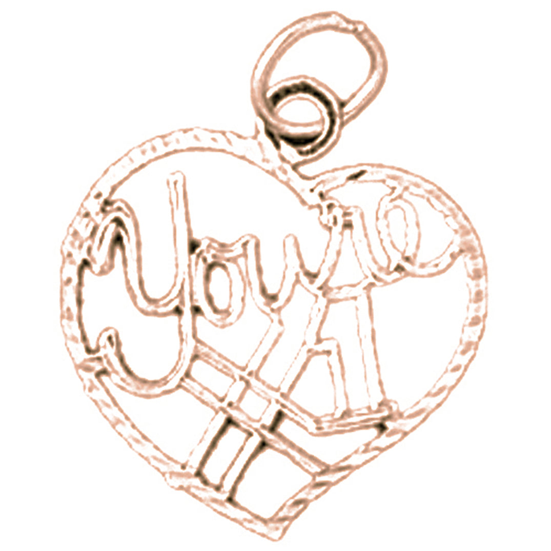 14K or 18K Gold You're #1 Pendant