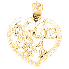 14K or 18K Gold You're #1 Pendant