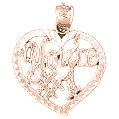 14K or 18K Gold You're #1 Pendant