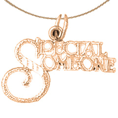 Colgante Alguien Especial de Oro de 14K o 18K