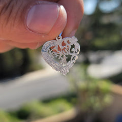 14K oder 18K Gold Sweet 16 Anhänger