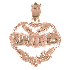 14K or 18K Gold Sweet 15 Pendant