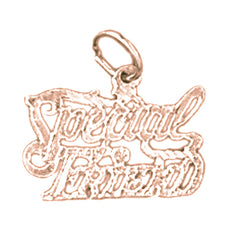 14K or 18K Gold Special Friend Pendant