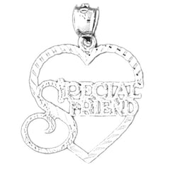 14K or 18K Gold Special Friend Pendant