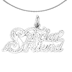 14K oder 18K Gold Besonderer Freund Anhänger