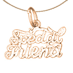 14K or 18K Gold Special Friend Pendant