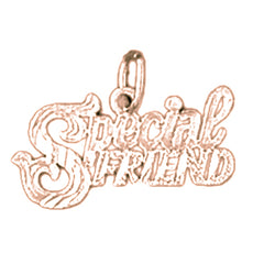 14K or 18K Gold Special Friend Pendant
