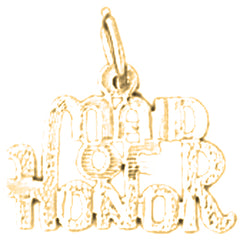 14K or 18K Gold Maid Of Honor Pendant