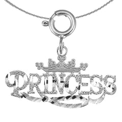 14K or 18K Gold Princess Pendant