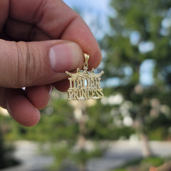 14K or 18K Gold Italian Princess Pendant