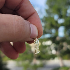 14K or 18K Gold Italian Princess Pendant