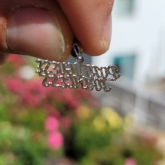 14K or 18K Gold Portuguese Princess Pendant