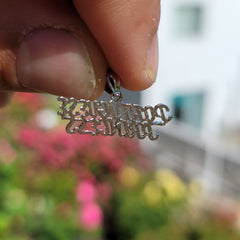 14K or 18K Gold Portuguese Princess Pendant