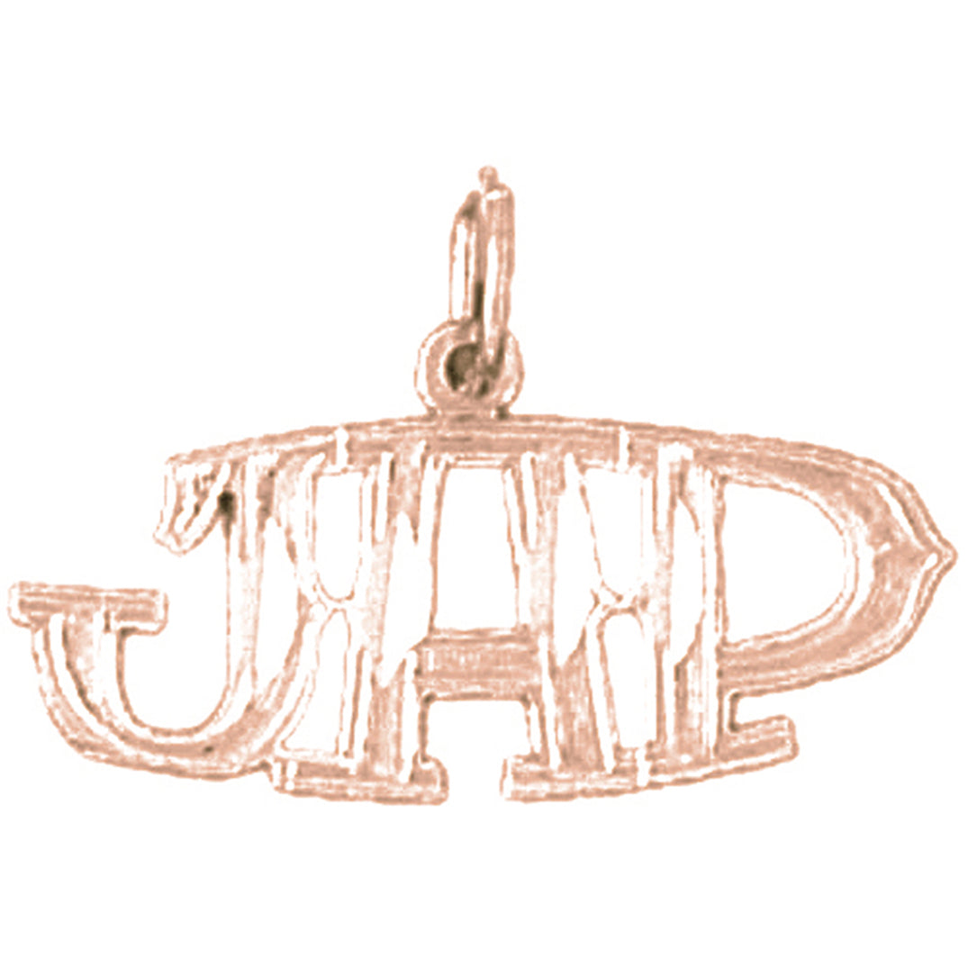 14K or 18K Gold JAP Pendant