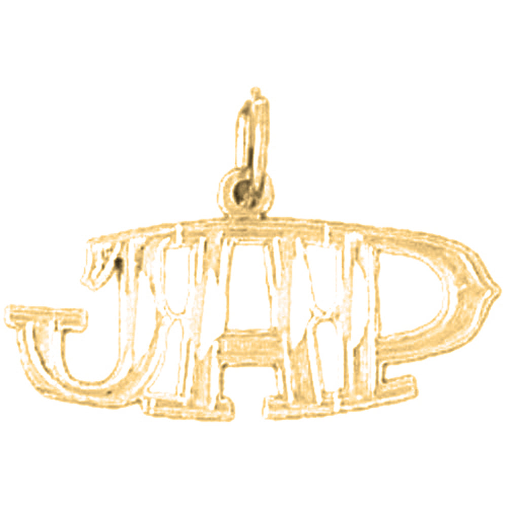 14K or 18K Gold JAP Pendant
