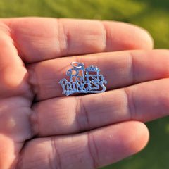 14K or 18K Gold Polish Princess Pendant