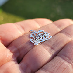 14K or 18K Gold Polish Princess Pendant