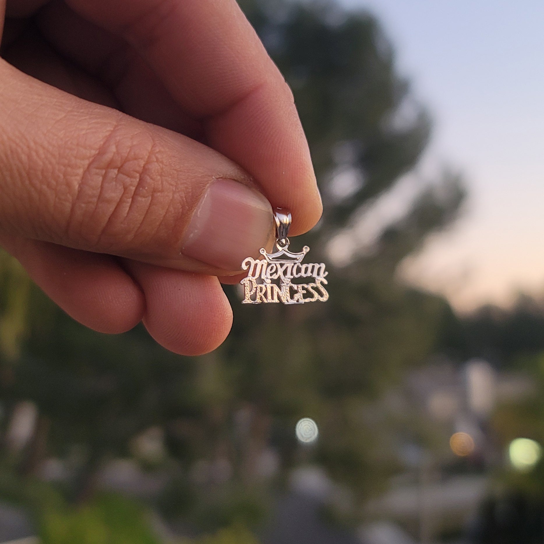 14K or 18K Gold Mexican Princess Pendant