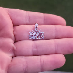 14K or 18K Gold Mexican Princess Pendant