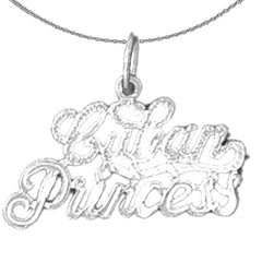 14K or 18K Gold Cuban Princess Pendant