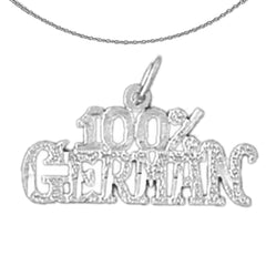 14K or 18K Gold 100% German Pendant