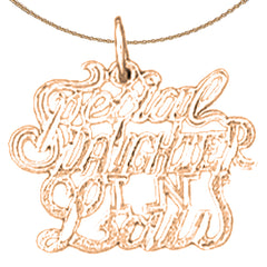 14K or 18K Gold Special Daughter-in-Law Saying Pendant