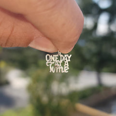 14K or 18K Gold One of a Kind Saying Pendant