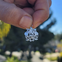 Anhänger „Make My Day“ aus 14-karätigem oder 18-karätigem Gold