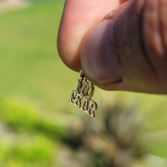 14K or 18K Gold No Fear Saying Pendant