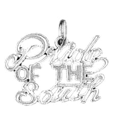 14K or 18K Gold Pride of the South Saying Pendant