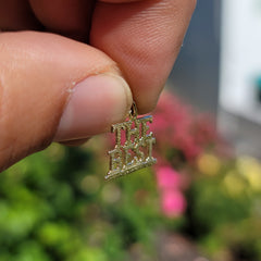 14K or 18K Gold The Best Saying Pendant