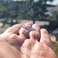 Anhänger mit Spruch aus 14-karätigem oder 18-karätigem Gold mit der Aufschrift „14-karätiges oder 18-karätiges Gold“