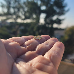 Anhänger mit Spruch „Spoiled Brat“ aus 14-karätigem oder 18-karätigem Gold