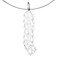 Colgante con texto perfecto en oro de 14 quilates o 18 quilates