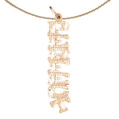 Anhänger „Perfect Saying“ aus 14 Karat oder 18 Karat Gold