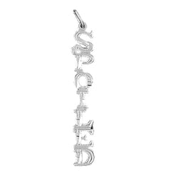 14K or 18K Gold Spoiled Saying Pendant