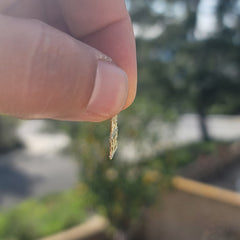 14K or 18K Gold Rich Bitch Saying Pendant