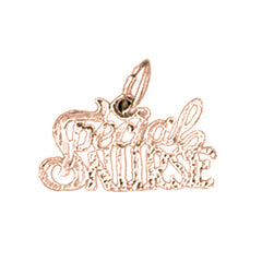 14K or 18K Gold Special Nurse Pendant