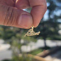 14K or 18K Gold #1 Assistant Pendant
