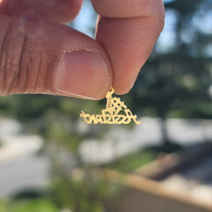 14K or 18K Gold #1 Assistant Pendant