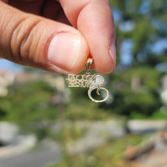 Colgante de enfermera especial de oro de 14 quilates o 18 quilates