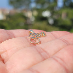 Colgante de enfermera especial de oro de 14 quilates o 18 quilates