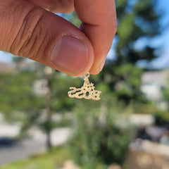 14K or 18K Gold #1 Boss Pendant