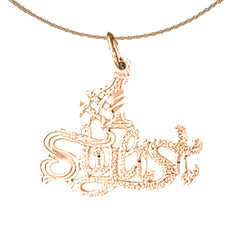 14K or 18K Gold #1 Stylist Pendant