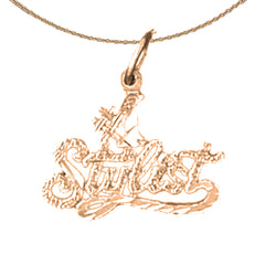 14K or 18K Gold #1 Stylist Pendant
