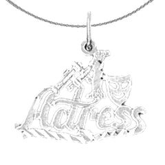 14K oder 18K Gold #1 Schauspielerin Anhänger