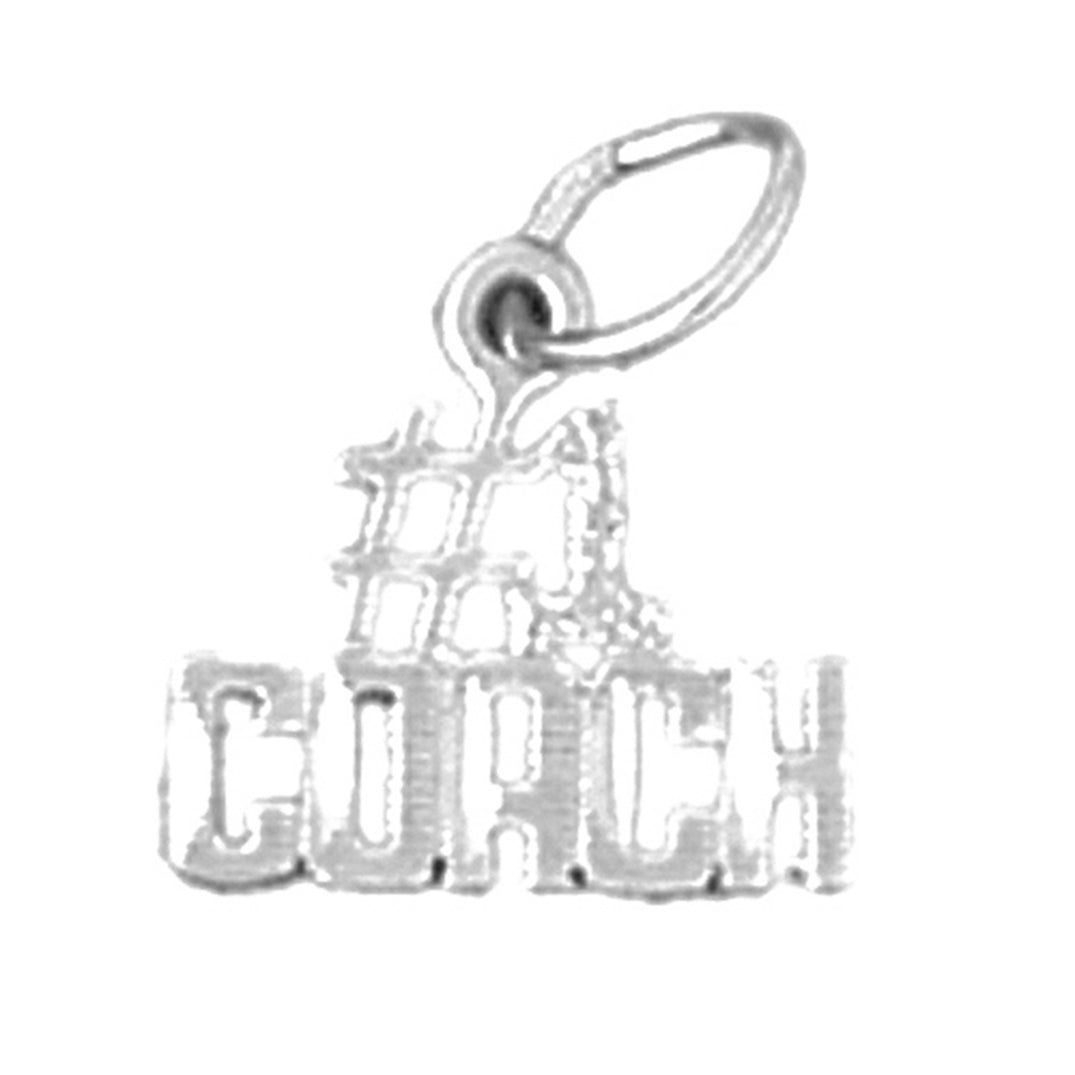 14K or 18K Gold #1 Coach Pendant